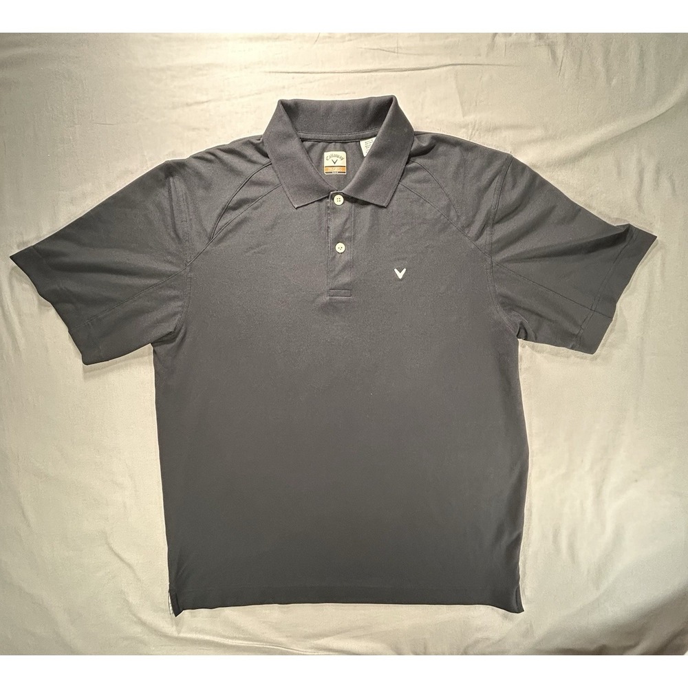 Callaway Golf‎ Polo Black Short Sleeve Men's Shirt Size Medium